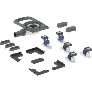 Geberit Duofix Duschwannenablauf mit fünf Füßen, für CleanFloor30 Duschfläche, 551556001 551556001