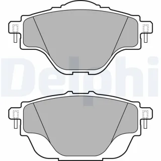 Delphi Bremsbel?ge hinten Citroen DS Opel Peugeot LP2509
