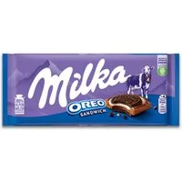 MILKA Schokolade, Milka Oreo Sandwich Schokolade Milchcreme mit Kakaokekse 92g