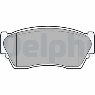 Delphi Bremsbel?ge vorne Nissan 100nx Sunny LP804