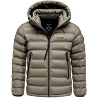 REPUBLIX Winterjacke BRAXTON Herren Gefütterte Winter Jacke für Männer mit Kapuze