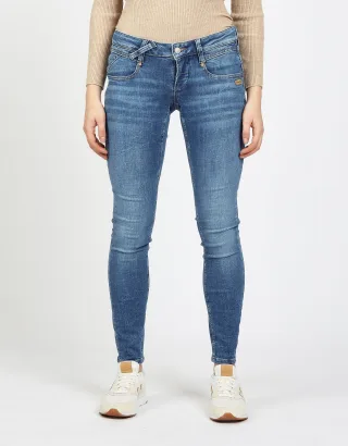 GANG - 94NENA - skinny fit waves washed blue - Gr. - 26