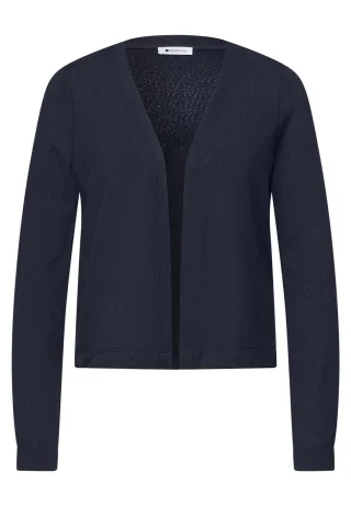 Street One - Langarm Jacke in offener Passform shadowed navy - Gr. - 40