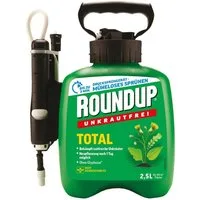 ROUNDUP Unkrautbekämpfungsmittel Unkrautfrei Total mit Drucksprühsystem - 2,5 Liter, 2500 ml