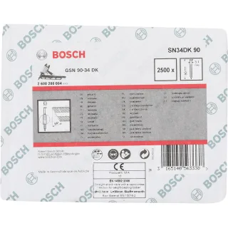 Bosch D-Kopf Streifennagel, blank, glatt - 2608200004