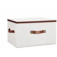 Diwzbyn Aufbewahrungsbox Faltbare Aufbewahrungsbox mit Deckel, aufbewahrungskoffer mit Reißverschluss