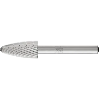PFERD TOOLS HSS Frässtift Baumform H Z 3 universal mittel fein Spanbrecher - 22433036
