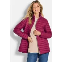 GOLDNER Steppjacke Kurzgröße: Herbstjacke mit Daunen, Stehkragen Verlängerte Jacke in femininer Steppung mit Reißverschluss