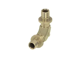 Tece flex Bogen 90 Grad druckverlustopt. Dim. 16 x 16, Siliziumbronze, 707316 707316
