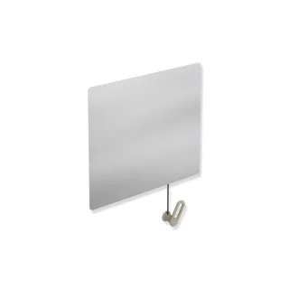 Hewi Kippspiegel 801.01.10086 600x540x6mm, mit Halter/Griff, sand