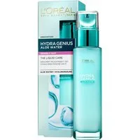 L'ORÉAL PARIS Gesichtsfluid Hydra Genius Aloe Aqua, hochkonzentrierte Feuchtigkeit, zieht sofort ein, weichere Haut
