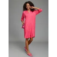 Laura Scott Sommerkleid Mini-Look, mit V-Ausschnitt, mit Halbarm, aus Viskose und Elasthan