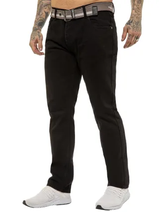 Enzo | Herren-Denimjeans mit geradem Bein