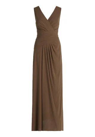 Vera Mont - Abendkleid brown diamond - Gr. - 42