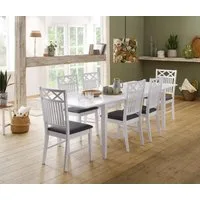 OTTO home Esszimmerstuhl Fullerton, Holzstuhl (Set, 2 St), mit attraktiven Fräsungen, Sitzhöhe 47 cm, Küchenstuhl