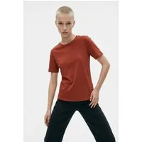 Vero Moda Kurzarmshirt VMPAULINA SS T-SHIRT GA JRS NOOS Baumwolle, regular fit