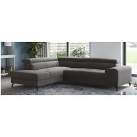 COTTA Ecksofa Aura L-Form, B: 260 cm, mit Bettfunktion, Bettkasten & Kopfteilverstellung