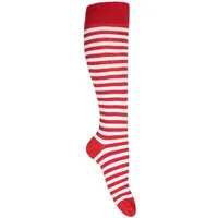 Goldschmidt Kostüme Kniestrümpfe Ringelstrümpfe Ringelsocken Kniestrümpfe rot weiß 27/30