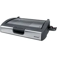 Steba Tischgrill VG 200, Elektrogrill, elektrisch, mit Deckel, BBQ Tischgrill, Glasdeckel