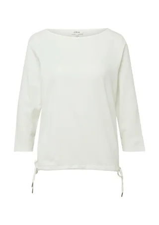 s.Oliver - T-Shirt creme - Gr. - 40