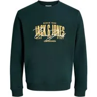 Jack & Jones Sweatshirt JJAERO SWEAT CREW NECK Materialmix, regular fit