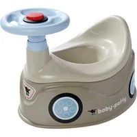 BIG Töpfchen BIG Kleinkind Pflege Töpfchen mit Lenkrad Baby Potty grau 800054801