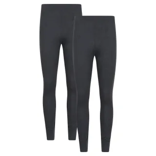 Mountain Warehouse - "Talus" Baselayerhose für Herren (2er-Pack) (Holzkohle)