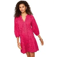 Love & Roses Strandkleid Love & Roses Mini-Kaftan, Lochstickerei, Regular (1-tlg)