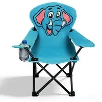 SUNULA Campingstuhl Kinder Klappstuhl Gartenstuhl Camping Kinderklappstuhl Anglerstuhl (1 St), Kinder-Anglersessel, wählbar als Bär, Elefant, Frosch oder Löwe