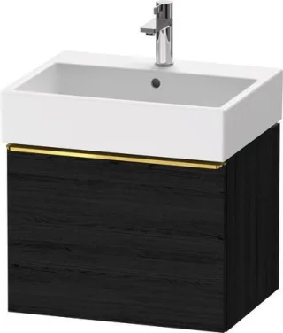 Duravit D-Neo Waschtischunterbau wandhängend Eiche Schwarz Matt 584x442x440 mm - DE4271034160000 DE4271034160000
