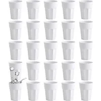 Engelland Becher Kunststoffbecher in modernen Pastellfarben, 250 ml, Mehrweg, 25-tlg., Kunststoff, spülmaschinengeeignet, bruchfest, wiederverwendbar, 250 ml, 0,25 Liter