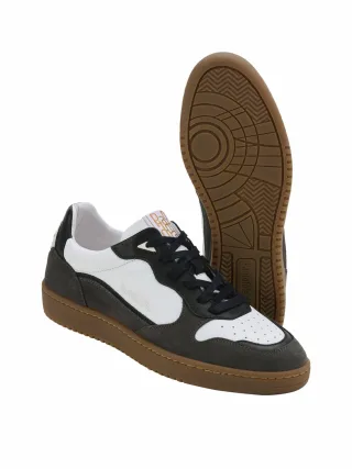 Pantofola dOro Herren Collab-Sneaker Baveno Weiß Obermaterial: Rindleder