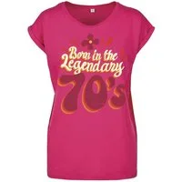 Youth Designz Print-Shirt "Born in the Legendary 70s" Damen T-Shirt Statement Geschenk Motiv mit stylischen retro Print für Frauen