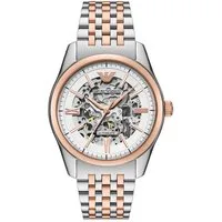 Emporio Armani Automatikuhr AR60092, Armbanduhr, Herrenuhr, Mechanische Uhr, Edelstahlarmband, analog