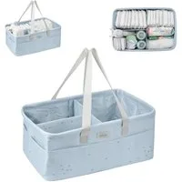 Kikkaboo Wickeltasche Wickeltasche, Windelorganizer (1-tlg), faltbar Griffe abnehmbare Trennwand