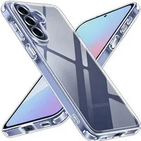SmartUP Smartphone-Hülle für Samsung Galaxy A57 5G Transparent Silikon Slim Case Handyhülle 6,7 Zoll, integrierter Kameraschutz