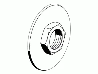 Schell Schraubrosette für POLAR-Set 3/4" chrom 625210699