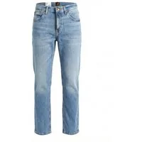 Lee® Straight-Jeans Regular Fit - BROOKLYN HORIZON BLUE mittlerer Stretch, weiche Haptik