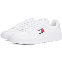 Tommy Jeans (NEW) TJM CUPSOLE LEATHER ESS Sneaker, Freizeitschuh, Halbschuh, Schnürschuh im Basket-Look