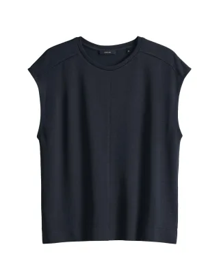 Opus - Jerseyshirt - Slummi blau - Gr. - 38