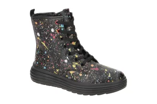 Geox J16ETA PHAOLAE GIRL Kinderschuhe M?dchen, black/multicolor Boots