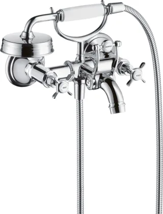 Hansgrohe Zweigriff Wannenarmatur Aufputz Axor Montreux chrom, 16540000 16540000