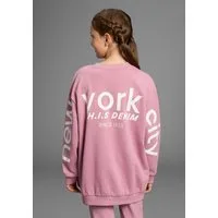 H.I.S Sweatshirt Loose fit Sweatshirt mit Rückenprint für Mädchen Ffür TEENS. Sweatshirt mit großem Rückenprint