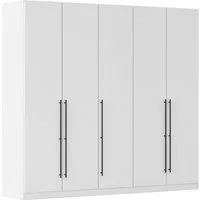 OTTO home Kleiderschrank Mehrzweckschrank Aktenschrank Möbel Mietswohnung Schlafzimmer AVOLA (3 verschiedene Ausstattungen BASIC/CLASSIC/PREMIUM (inkl. SOFT-CLOSE) mit hochwertigen Stangengriffen in Schwarz aus Metall MADE IN GERMANY