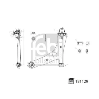 Febi Querlenker vorne links Toyota Rav 4 2 181129