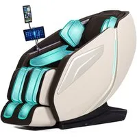 HealthRelife Massagesessel Luxuriöser Entspannungsstuhl, 15 Massage-Modi, Yoga-Stretching (1-St), 55 Zoll SL-Track