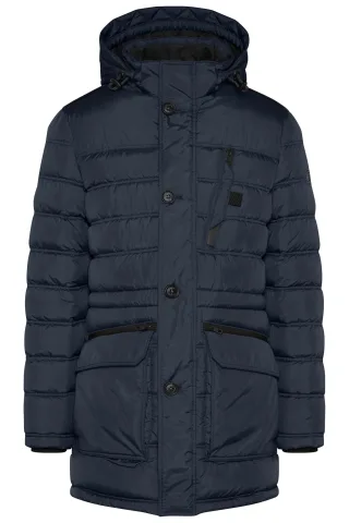 Bugatti Herren Parka mit abtrennbarer Kapuze