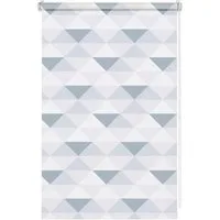 Seitenzugrollo Easyfix Rollo Triangle, GARDINIA, Lichtschutz, mit Bohren/ohne Bohren, freihängend, Klemm- oder Schraubmontage, mit Triangle Motiv