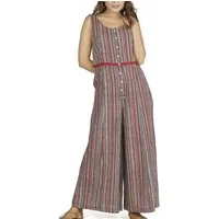 Guru-Shop Relaxhose Sommerliche Latzhose, Ethno Style Boho Oversize.. alternative Bekleidung