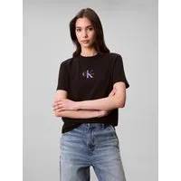 Calvin Klein Jeans Kurzarmshirt SS 20s CLASSIC LOGO TEE Mit Glitzer-Logo